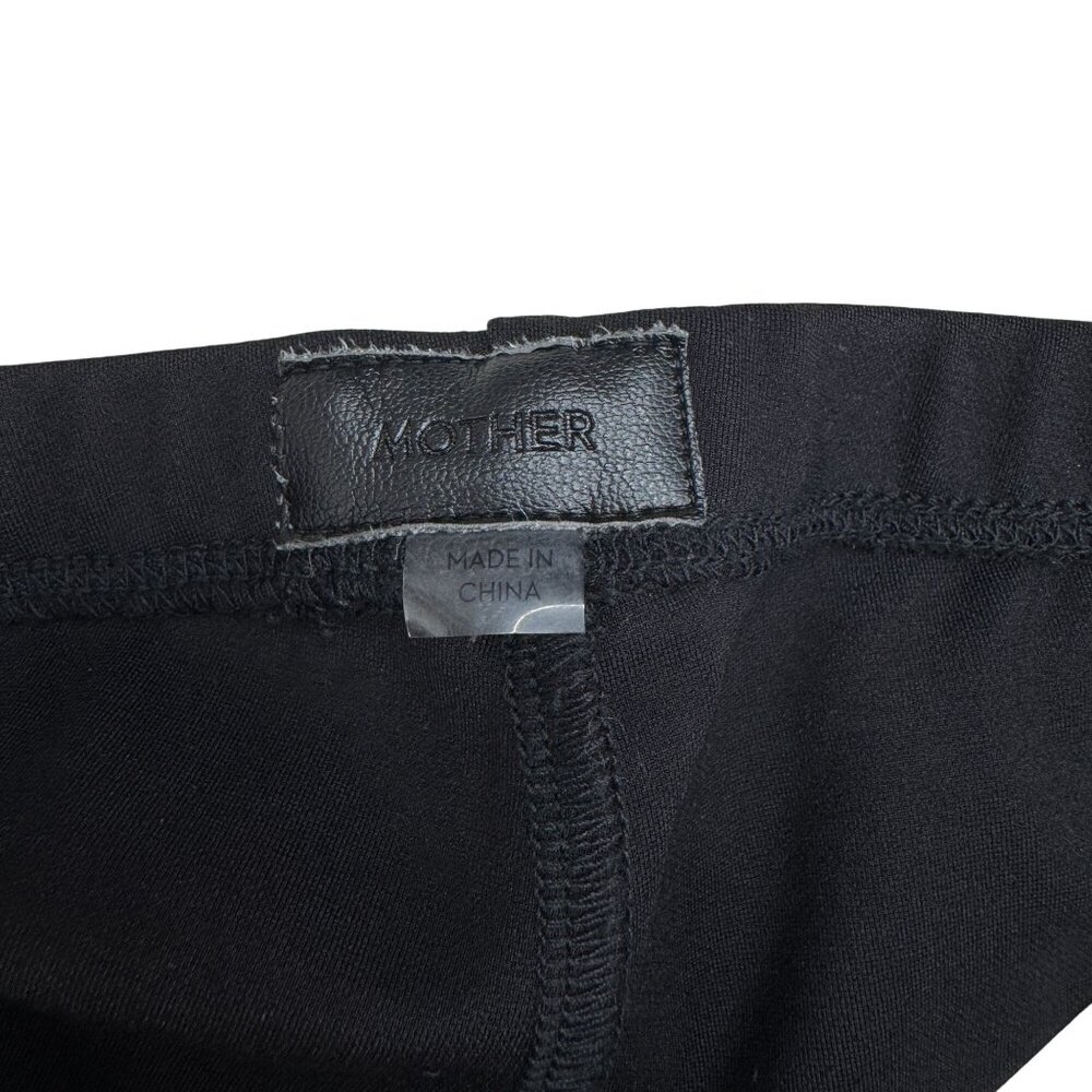 Mother Womens Black Flare Leg Trouser Elastic Waist Pants, Size XS - Picture 3 of 9